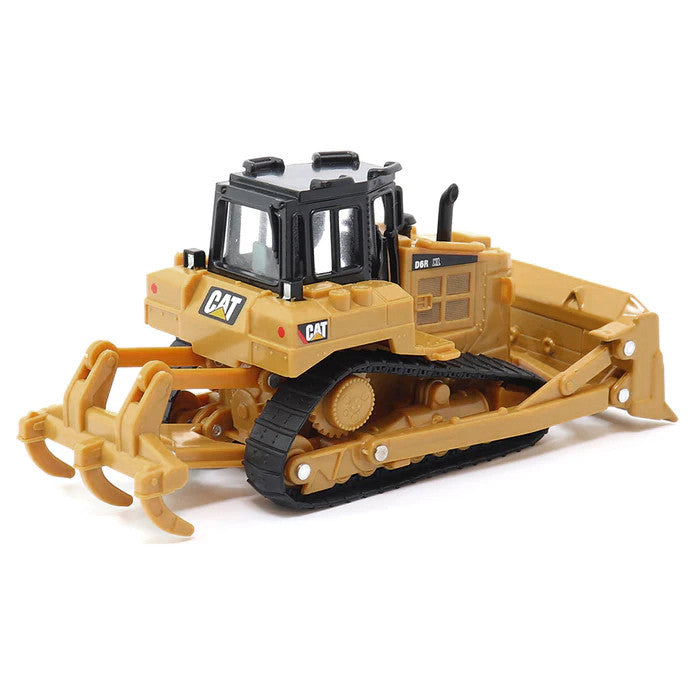 CAT Caterpillar D6R Track-Type Tractor Yellow and Black 1/64 Diecast Model by Diecast Masters-1