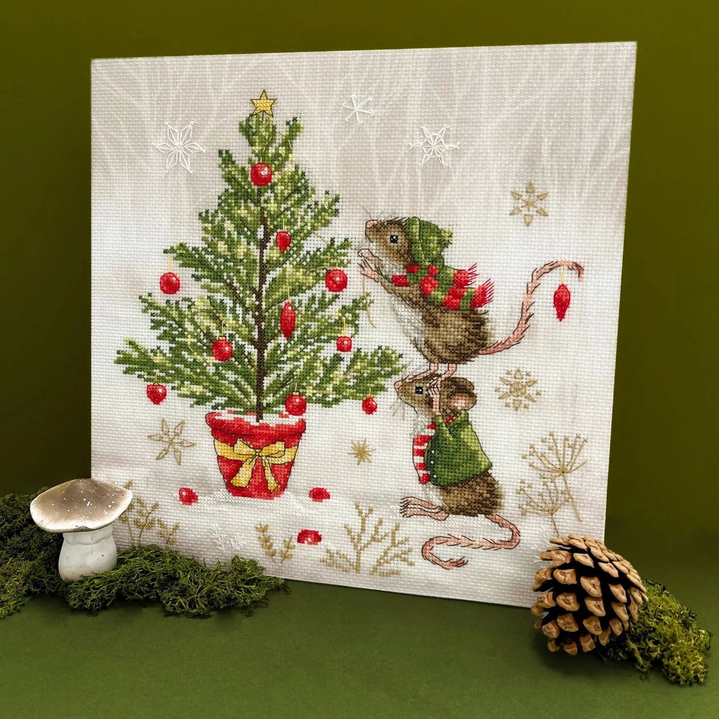 Decorating Double Act XSS25 Counted Cross Stitch Kit-1