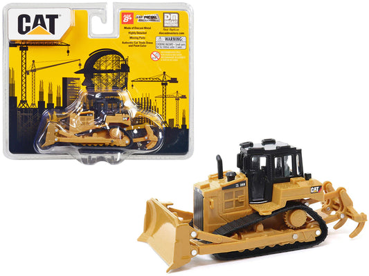 CAT Caterpillar D6R Track-Type Tractor Yellow and Black 1/64 Diecast Model by Diecast Masters-0